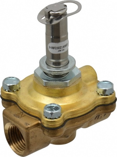 Solenoid Valve: 2-Way, 1/2